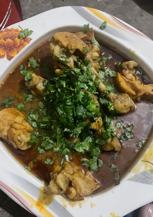 A picture of Chicken curry.
