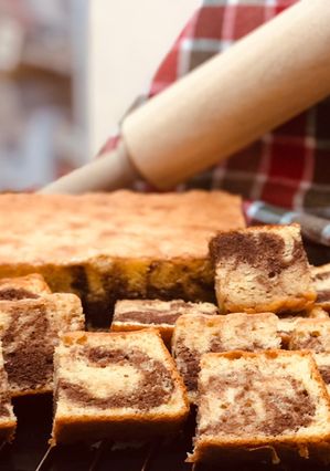 Foto resep Marble Butter Cake (Bolu Marmer)