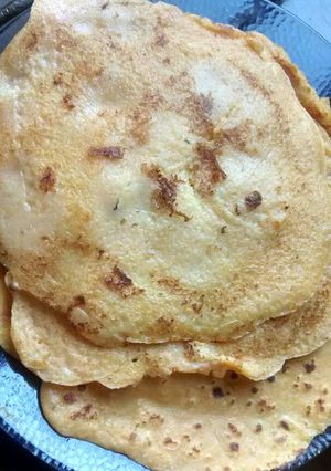 Una foto de Hot cakes de naranja y zanahoria