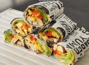 Foto resep Chicken Wrap with Oat Tortillas