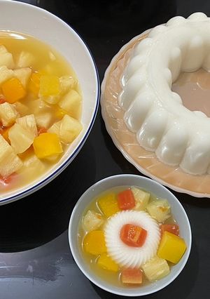 Foto resep Pudding Susu Buah