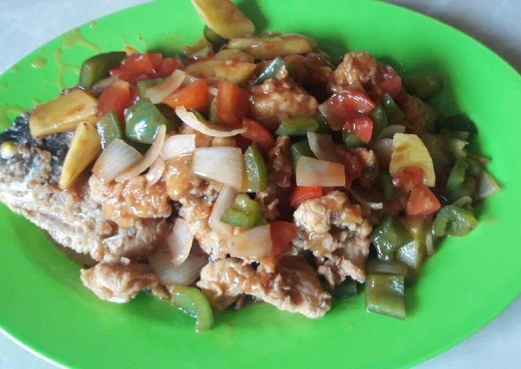 Resep: LezatGurami filet asam manis