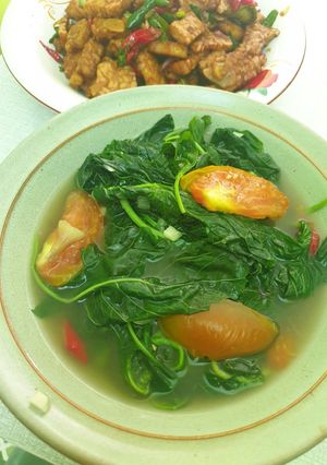 Foto resep Bayam rebus tomat