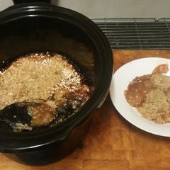 A picture of Slow Cooked Apple Crumble.