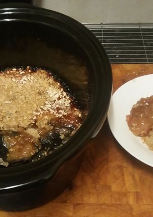 A picture of Slow Cooked Apple Crumble.