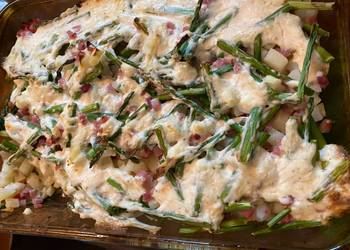 Ultimate Cooking Recipe Ham Asparagus Potato Bake  One Pan Dinner Practical Delicious Ultimate Cooking Recipe Ham Asparagus Potato Bake  One Pan Dinner Practical Delicious