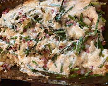 Ultimate, Prepare Ham Asparagus Potato Bake  One Pan Dinner Delicious