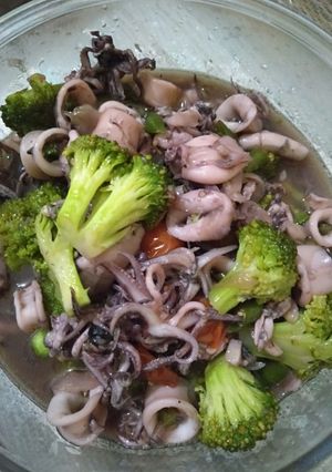 Foto resep Cah Brokoli Cumi