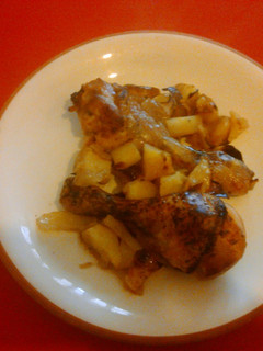 Una foto de Muslitos de pollo al horno