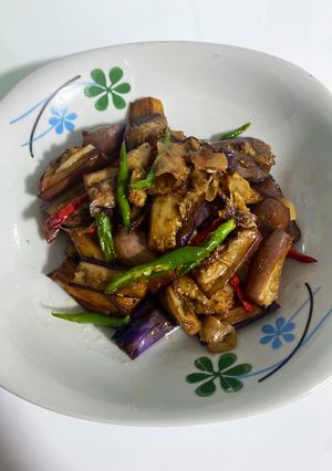 Foto resep Oseng terong ungu