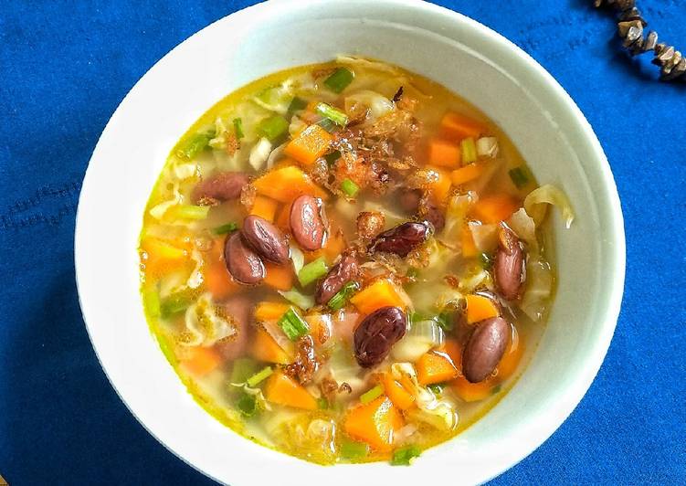 Langkah Mudah untuk Menyiapkan Sup Kacang Merah, Enak Banget