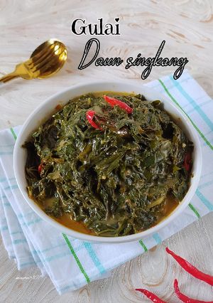 Foto resep Gulai daun singkong (bumbu instan)