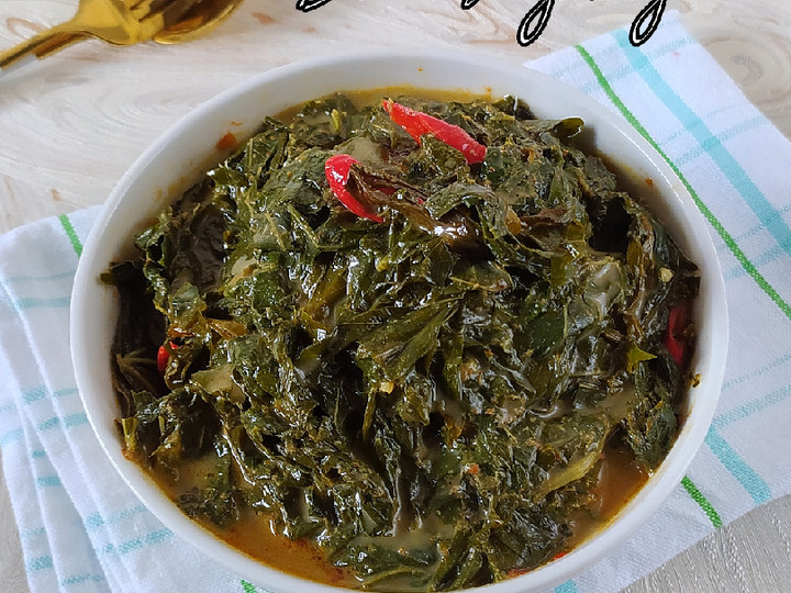 Resep Gulai daun singkong (bumbu instan), Bisa Manjain Lidah