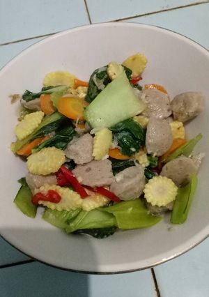 Foto resep Cah sawi mix