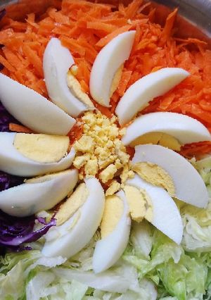 Una foto de Ensalada tricolor