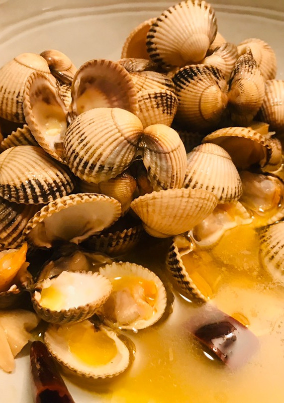 Una foto de Berberechos a la sartén 😍