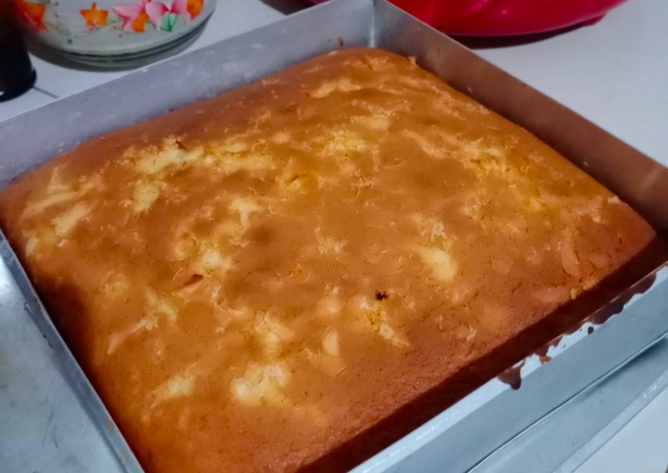 Bolu tape panggang 4 telur