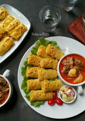 Foto resep Roti Jala Kari Kambing