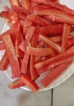 A picture of Instant Carrot Pickle.