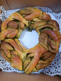 Foto resep Roti Babka Greentea Crunchy
