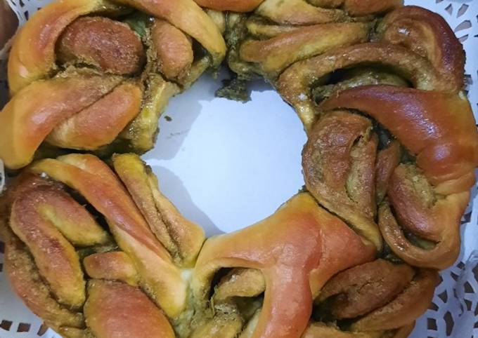 Anti Ribet, Bikin Roti Babka Greentea Crunchy Wajib Dicoba