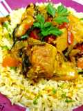 Spinach rabbit curry (curry de iepure cu spanac)