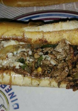 Una foto de Philly Cheese Steak a la Plancheta