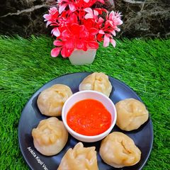 Steamed Momos A picture of Steamed Momos.