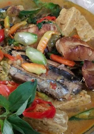 Foto resep Kothok Tempe Ikan Asap