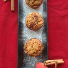 A picture of Apple cinnamon muffins.