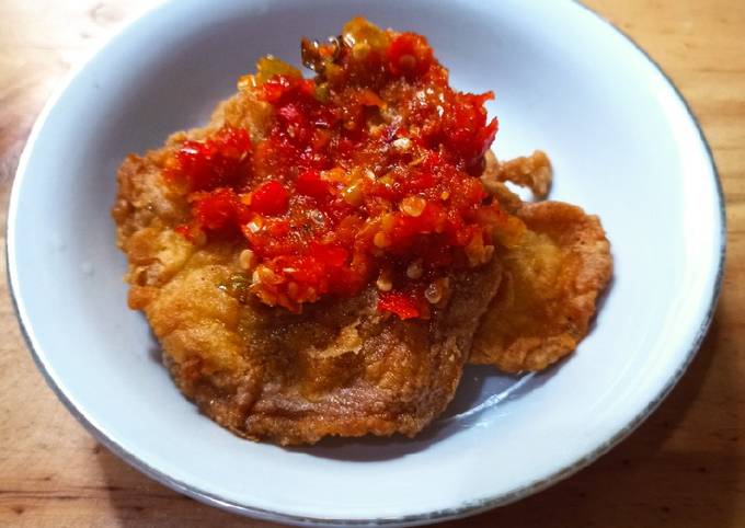 Resep Telor Dadar Geprek Ala Wien Oleh Erni Dwip Cookpad