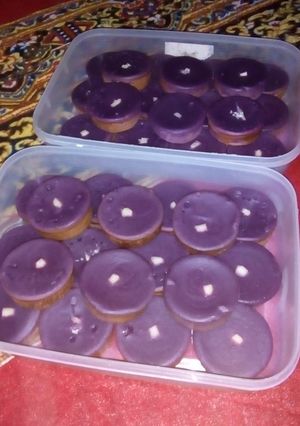 Foto resep Kue lumpur ubi ungu