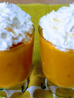 Una foto de Batido de manzana y mango