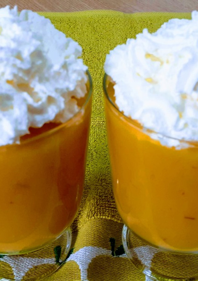 Una foto de Batido de manzana y mango