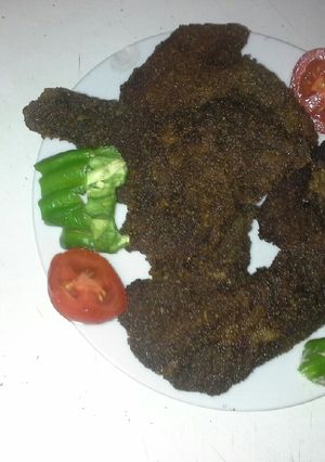 صورة لوصفة كبدة بالبقسماط