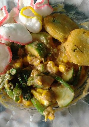 Foto resep Gado-gado kuah siram simpel