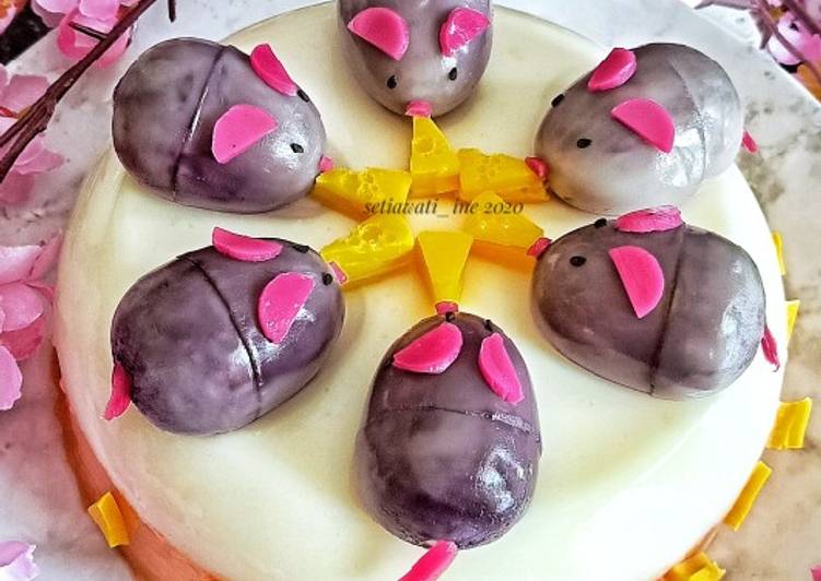 Resep Mice Papaya Milk Pudding🐀 | Cara Buat Mice Papaya Milk Pudding🐀 Yang Menggugah Selera