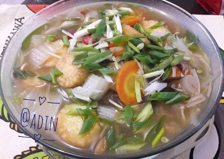 Resep Sapo Tahu sayur Anti Gagal