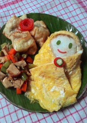 Foto resep Kyaraben Nasi Gila Berhijab