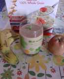 Oats and fruits smoothie