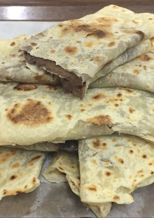 صورة لوصفة خبزالصاج بالنويتلا
