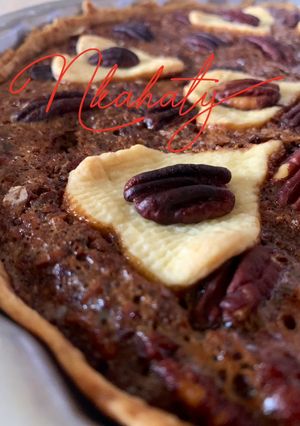 صورة لوصفة باي الجوز👍🏻💜pecan pie