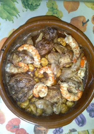 Foto principal de Codornices con gambón y pitarra
