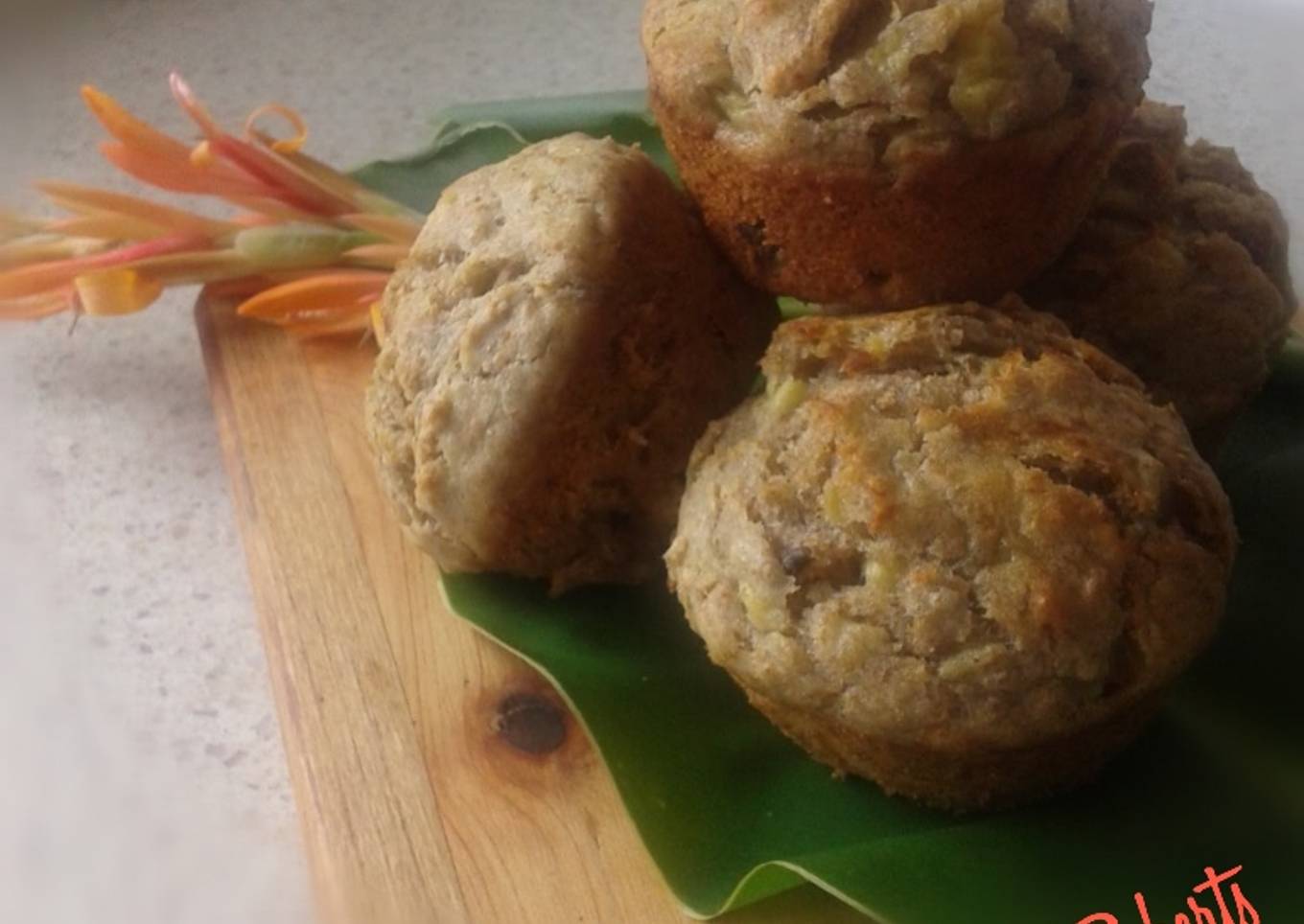 Sugar free banana bread (muffins)
