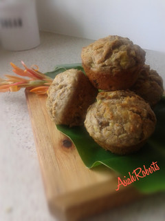 Foto resep Sugar free banana bread (muffins)