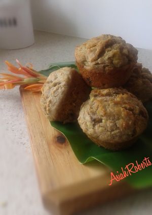 Foto resep Sugar free banana bread (muffins)