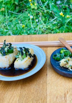 A picture of Vegan Agedashi Tofu with Seaweed 🌱.