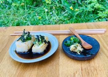 Easiest Way to Make Appetizing Vegan Agedashi Tofu with Seaweed 