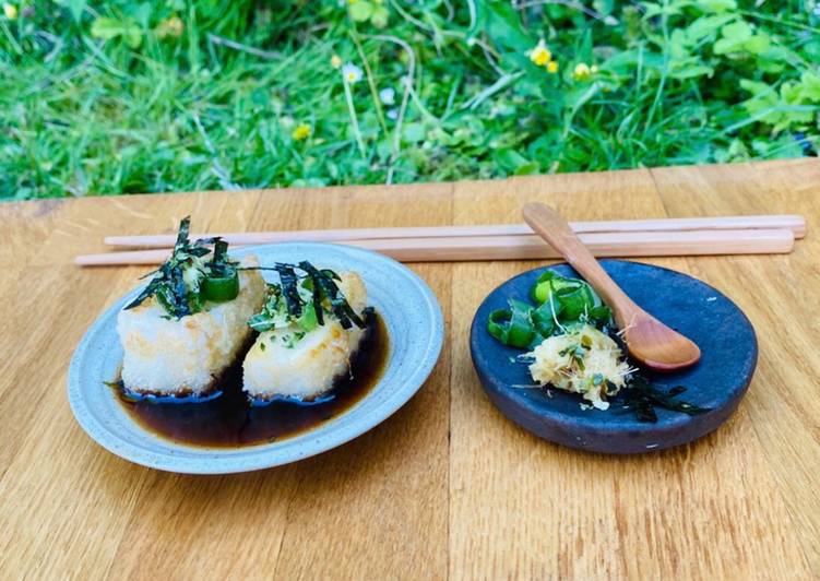Vegan Agedashi Tofu with Seaweed ๐ฑ