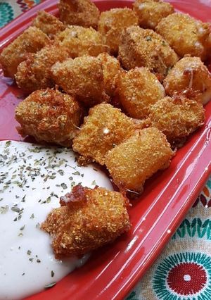 Una foto de Daditos de mozzarella